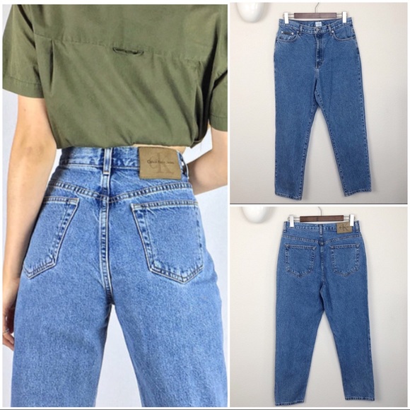 Calvin Klein Jeans Denim - ✖️SOLD✖️•CALVIN KLEIN• Vtg High-Rise Mom Jeans